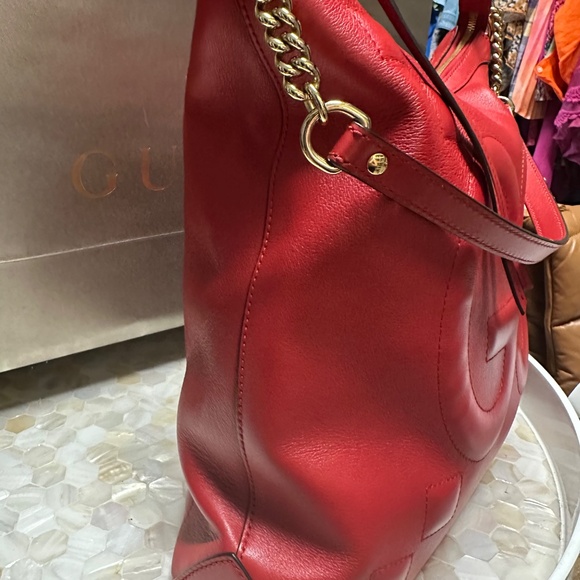 Authentic Red Gucci Apollo Hobo Bag! Amazing Condition! - Picture 5 of 16